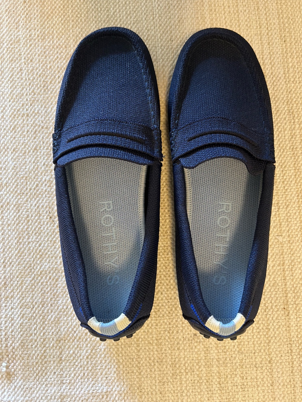 Rothy's The Daily Driver Navy Slip-On Loafers - Picture 3 of 5